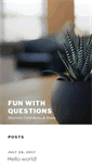 Mobile Screenshot of funwithquestions.com